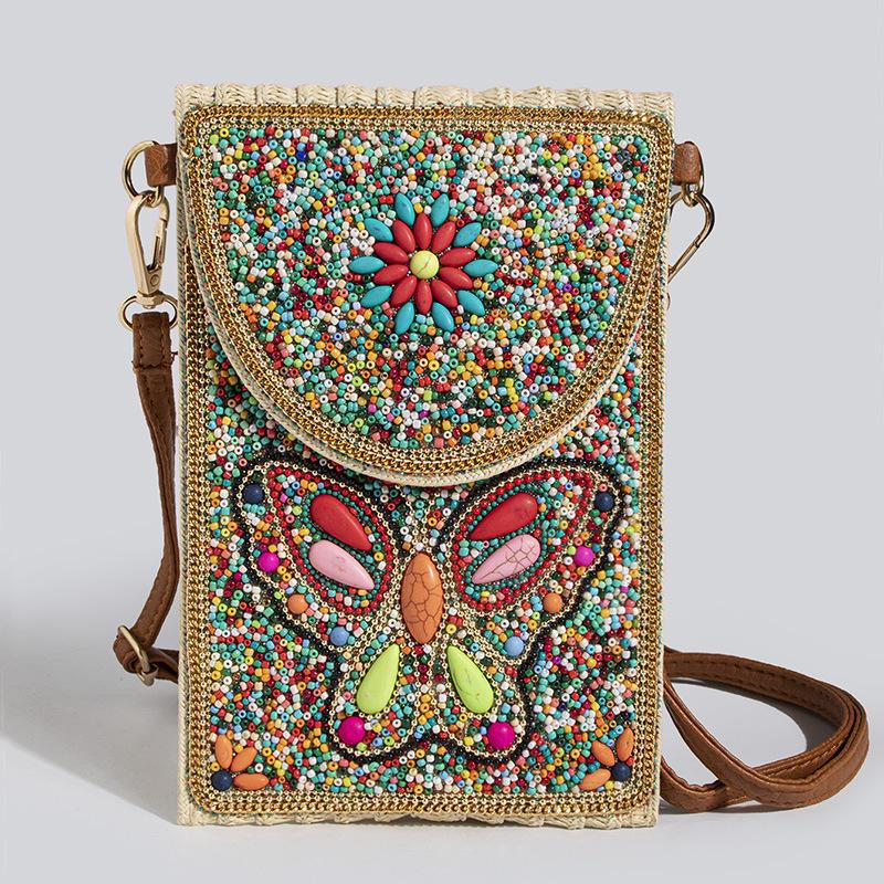 Boho Woven Crossbody Bag