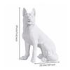 Realistic Dog Statue Versatile Animal Figurine Unique for Mantel, Reading Corner