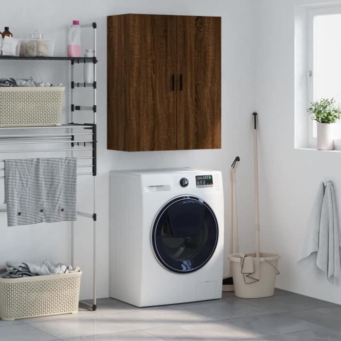 VidaXL Armoire murale chêne marron 69,5x34x90 cm 828443