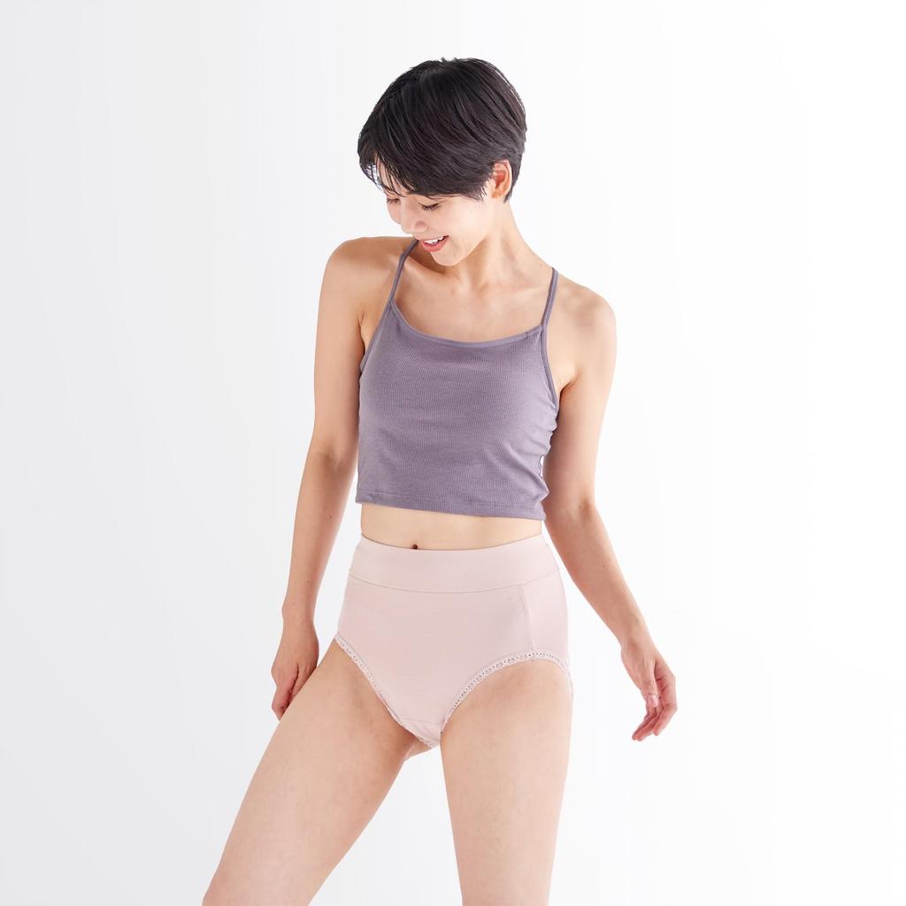 Deoest Deodorizing Sanitary Shorts IDL08 Rose (L, Pink)