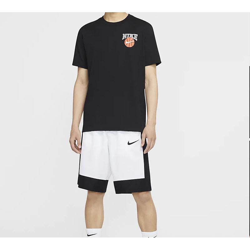 Nike Dri-FIT Dunk Basketball Print Short Sleeve T-Shirt Men Tops Black CD1287-010