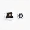 2Pcs Doll House Accessories Diy Dollhouse Miniature Wall Clock European Vintage Clock Furniture Model Decor Toy