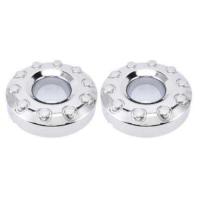 Pair of 19.5in Wheel Hub Center Cap 10 Lug 5C3Z1130NA Replacement for Ford F‑450 F‑550 Super Duty
