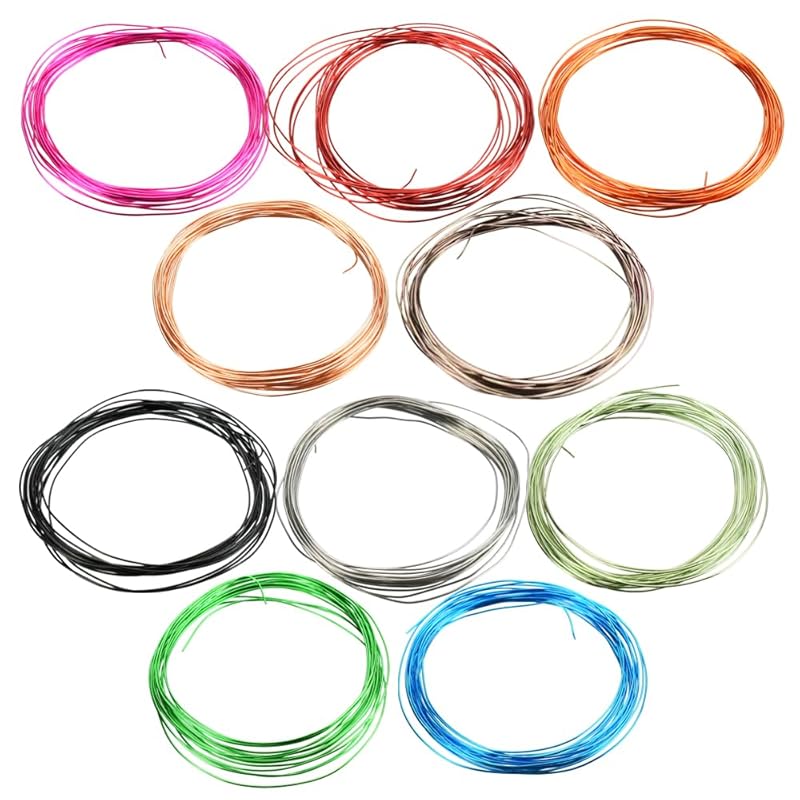 

don sink 60 aluminum wire 10 color set 5m colorful handmade wire art craft easy to bend