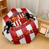 Sunderland FC Automatic 3‑Fold Umbrella 8‑Rib Windproof Folding Umbrella Sun Rain Protection For Outdoor Travel Daily Use