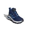Adidas Fortarun Freelock All Terrain K Non-Slip Durable High-Top Running Shoes Kids Sneakers Indigo FZ5473