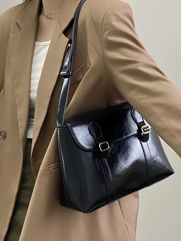 Vintage Women's Shoulder Bag Large Capacity Ladies Tote Purse Handbags Pu Leather Female Messenger Bags College Girls Book bags