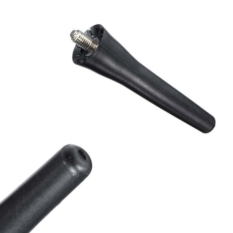 Replacement Antenna for Peugeot 207 206 Citroen Picasso 6561N3 - 6.5cm Short Roof Mount FM AM DAB - Black Car Aerial with Screws