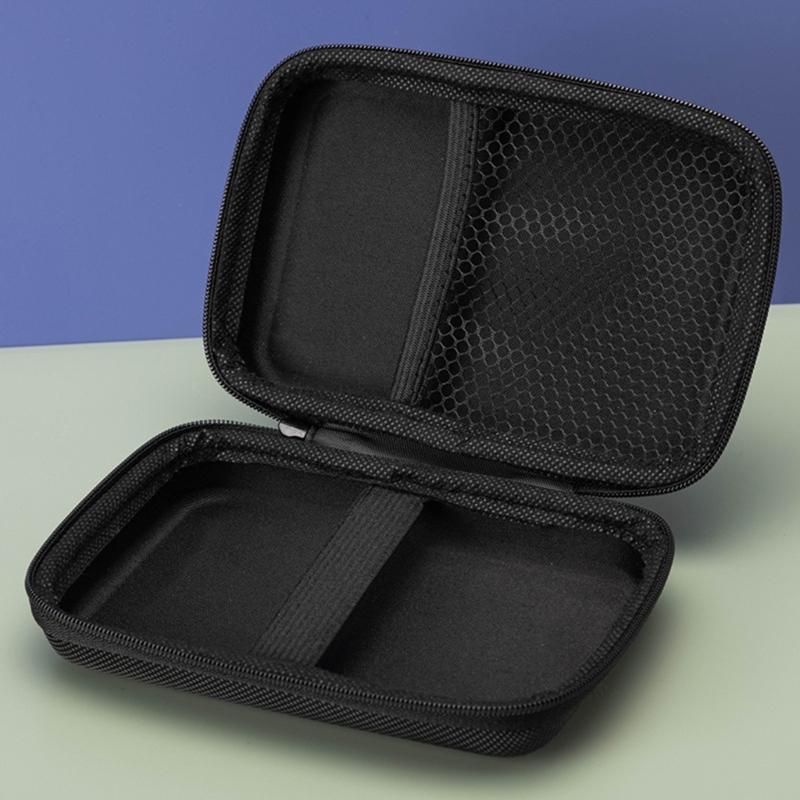 Handheld Game Console EVA Bag Scratchproof Storage Box for R35S/R36S Protector Case with Mesh Pocket Travel Carry Pouch