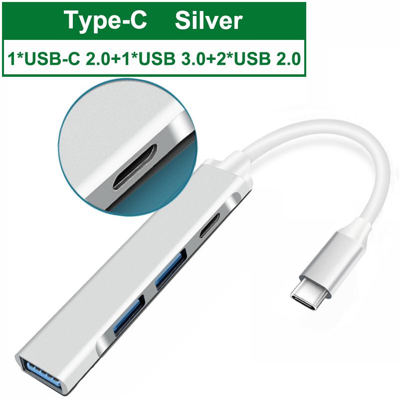 USB C HUB 3.0 3.1 Type C 4 Port Multi Splitter Adapter OTG For Macbook Pro Air PC Computer Notebook Accessories
