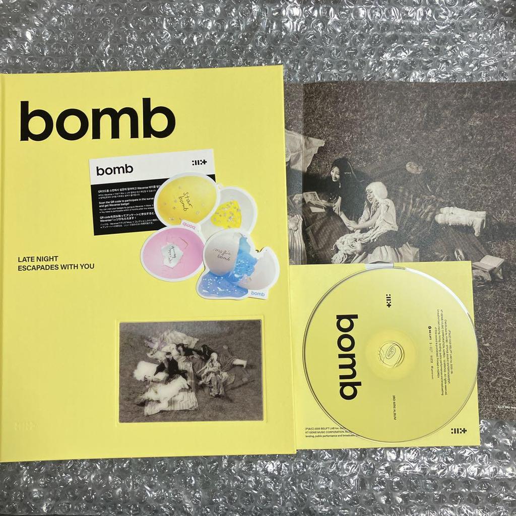 [USED] Opened ILLIT Bomb Album Standard Edition 3 Format Set