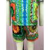 Ladies Summer Loose Casual Printed Daisy Shorts Shirt Two Sets