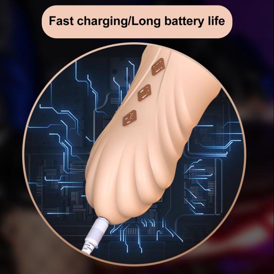 Przytulny wibrator Idealnie dopasowany Inteligentne ogrzewanie Wibrator punktowy TPE G Masturbator Produkt dla dorosłych