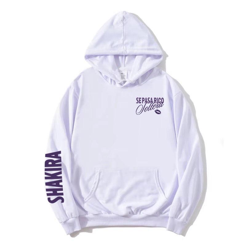 Soltera Hoodie Singer Shakira Graphic Fashion Sweatshirts Long Sleeve Female Pullovers Hooded Women Men Hoody Streetwear