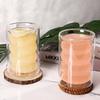 2 st 400 ml kaffekoppar dubbelväggiga glas kaffemuggar transparenta handgjorda värmebeständiga tekoppar glas för sommardrycker