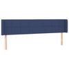VidaXL Tête de Lit à LED Meuble de Chambre à Coucher Accessoire de Lit Double Tête de Cadre de Lit Intérieur Bleu 3123264