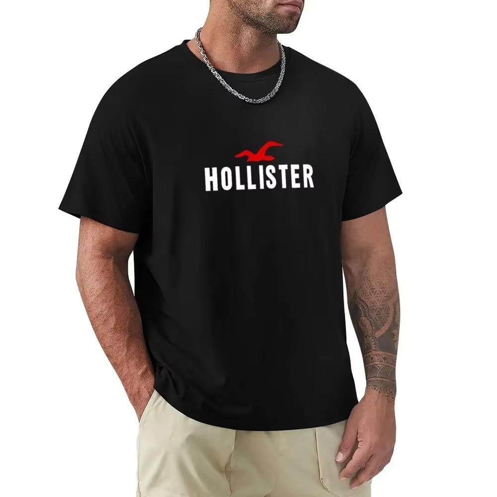 

Hollister Merchandise T-Shirt Aesthetic Mens T Shirts Tee Fashion Short Sleeve Tshirt Brand Summer Oversized Clothing Tops S