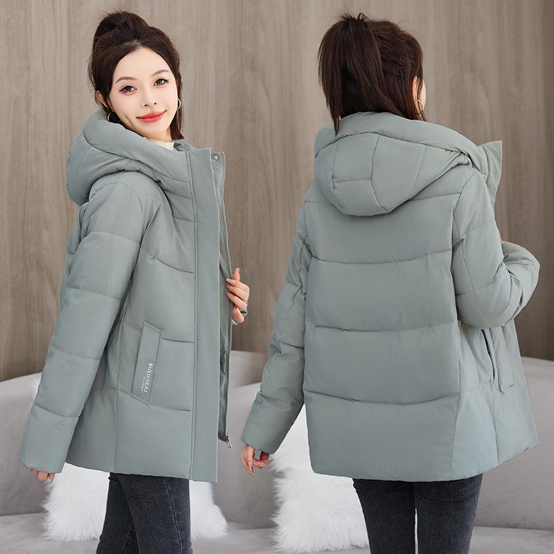 2024 winter new cotton-padded women's short high-end thin and versatile warm large-size women's cotton-padded jacket trendy