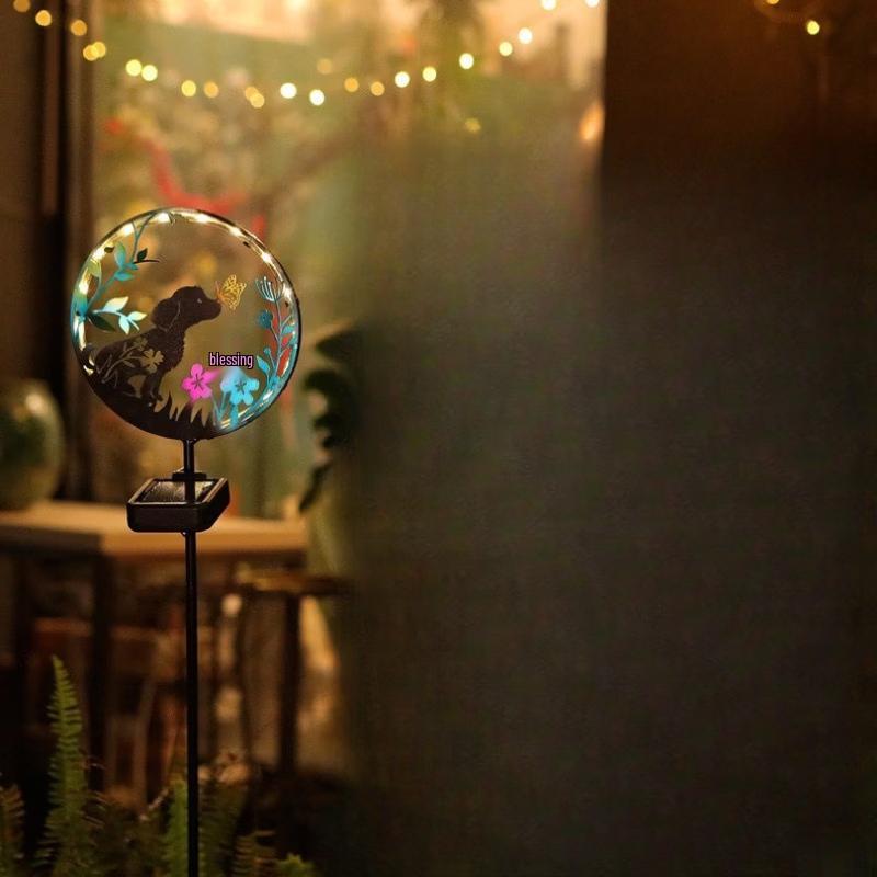 LED Solar Garden Animal Silhouette Ground Light