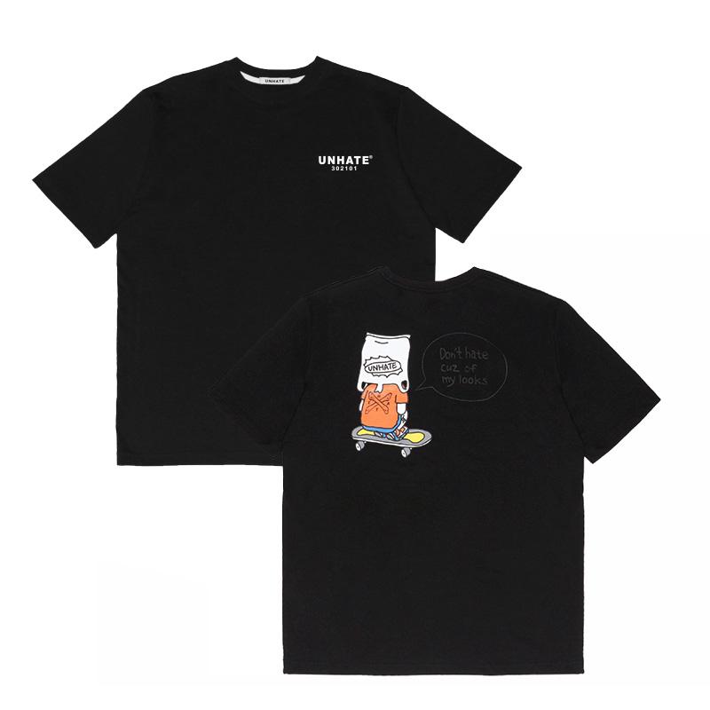 UNHATE Orange Border Graphic Tee