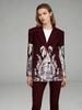 2026 Spring Stylish Printed Women's Suit Jacket - European American Commuting Style