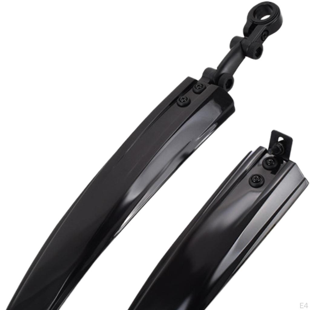 2 Pieces Adjustable Bike Fenders Mudflap Easy Installation Widen Tire Mudguards Mudguard Set