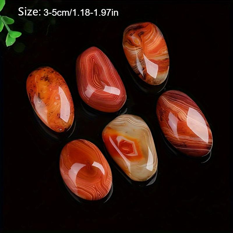 100g de pedras roladas de ágata natural exclusivas, padrões variados, decoração para casa, detalhes para vasos e aquários, suprimentos para fabricação de joias