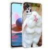 Cute White Baby Rabbits Phone Case For Xiaomi Redmi Note 14 13 12 5G 9S 9 10 11 Pro Plus 4G 9T 14C 13C 12C 10C 9C 9A Clear Cover