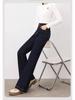 Women's High Waist Flare Pants - Slimming, Elastic, Plus Size, Lightweight, Loose Fit for Spring & Autumn 2025