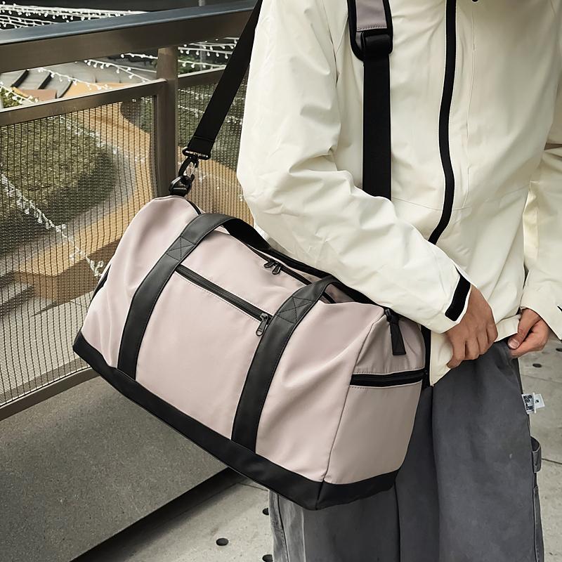 Reiseveske Stor Kapasitet Tørr og Våt Separat Vannavvisende Duffelbag Separasjon Sko Lommer Sports Fitness Bag