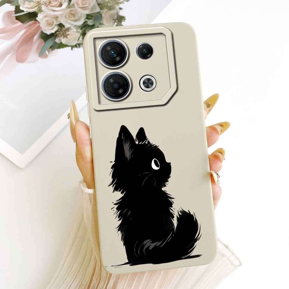 Pour Infinix GT 10 Pro 5G X6739 Étui Mode Fleurs Colorées Complète Housse Souple en Silicone Pour Infinix GT 10Pro 10 pro 5G Étuis de Téléphone