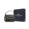 Coach Beat 18 Studded Chain Leather Small Square Bag Women handbags Black 4600-B4BK