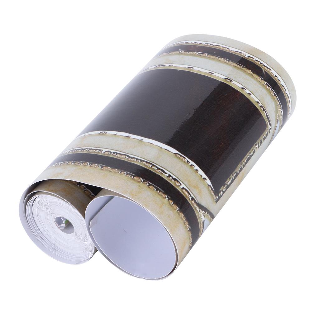 Self Adhesive Wall Sticker DIY Baseboard Waist Line Wallpaper Home Decals 15x500cm