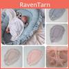 Premium Cotton Baby Cradle Portable Bionic Sleep Nest In Pink Beige Gray Teal