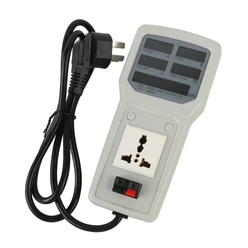 Meter Power Handheld Power Analyzer LED Metering Socket Measurable Current Voltage Power Factor 0.001A-10A 100-240V