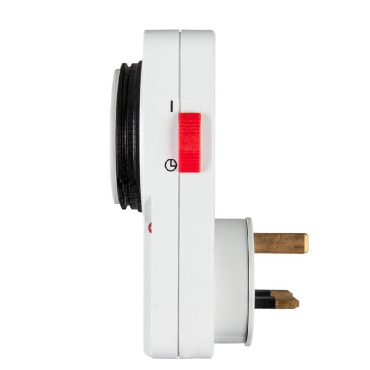 Mechanical Timer Plug Socket for Energy Efficiency, for Small Appliances and Low Power Devices