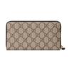 Gucci GG Marmont Zip Around Wallet Black/Beige Women Wallets 456117-17WAG-1283