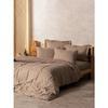 Bedding Set - 1 Duvet Cover 140 X 200cm + 1 Pillowcase 60 X 60 Cm - 100% Reinforced Cotton - Mink Check Print