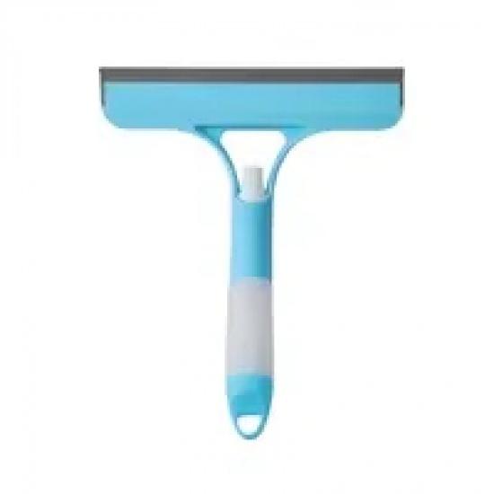 Multifunctional Glass Wiper with Integrated Water Spray Bottle, Silicone Window Cleaning Brush for Home & Car Glass
