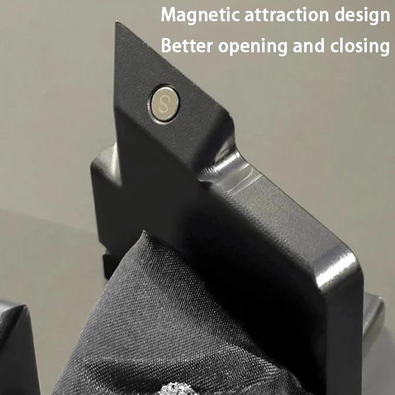 Rotating Mechanical Deformation Ring Box Aluminum Alloy Kinetic Energy Jewelry Storage Display Box Creative Proposal Cube Boxes