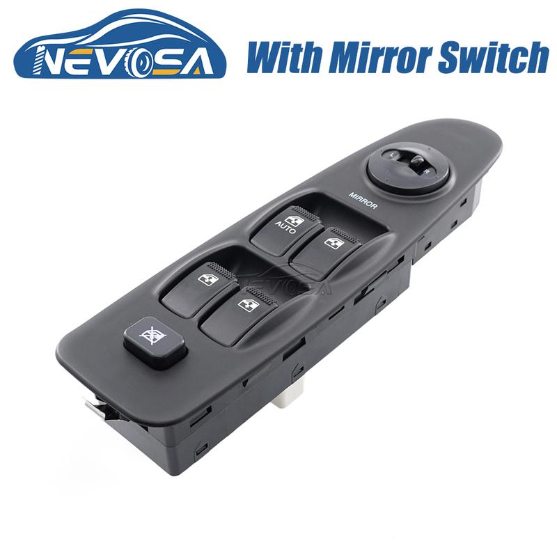 NEVOSA 93570-2D100CA 93570-2D100 Front Left Power Window Control Switch Mirror Button For Hyundai Elantra 2.0L 2001 2002 2006