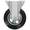 Roulettes fixes - vidaXL - Lot de 4 - 160 mm - Caoutchouc - Charge max 150 kg