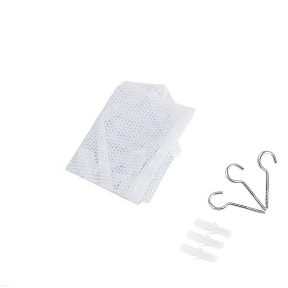 

Большой сетчатый гамак для игрушек, для хранения в спальне, игровой комнате, детском саду, сетка для плюшевых мишек, детский гамак для хранения 130 x 90 x 90 CM белый