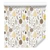 Scandinavian Leaves Wallpaper for Living Room and Bedroom 50x1000