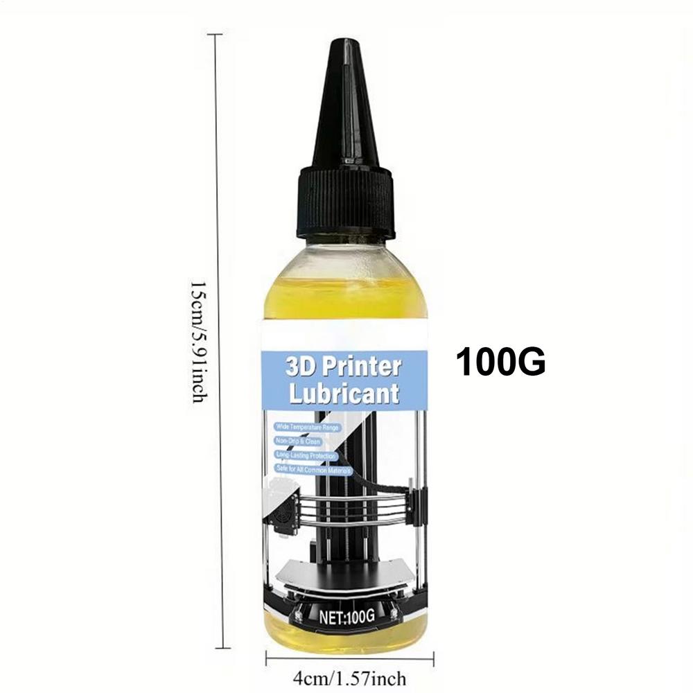 

Printer Lubricant Reduces Wear Long-Lasting 100G 3D Printer Machine Lubricating Oil For Hobbyists Professionals Technicians