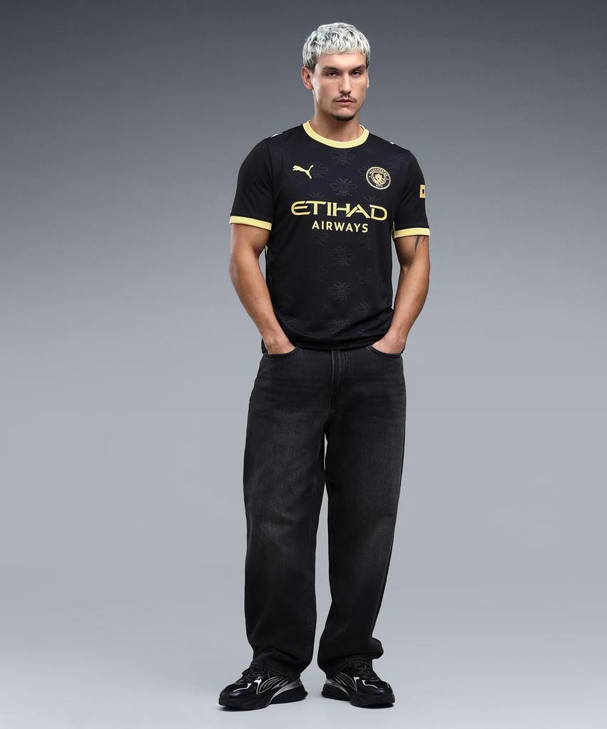 Away Jersey Replica [Puma] 78433903_MCFC Black/Flaxon_XL