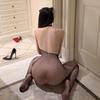 Erotic Fishnet Bodysuit Lingerie Mesh Temptation One-Piece Stockings for Women