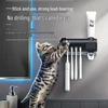 Wall-Mounted Automatic Toothpaste Dispenser & Multifunctional Toothbrush Holder with Sterilization