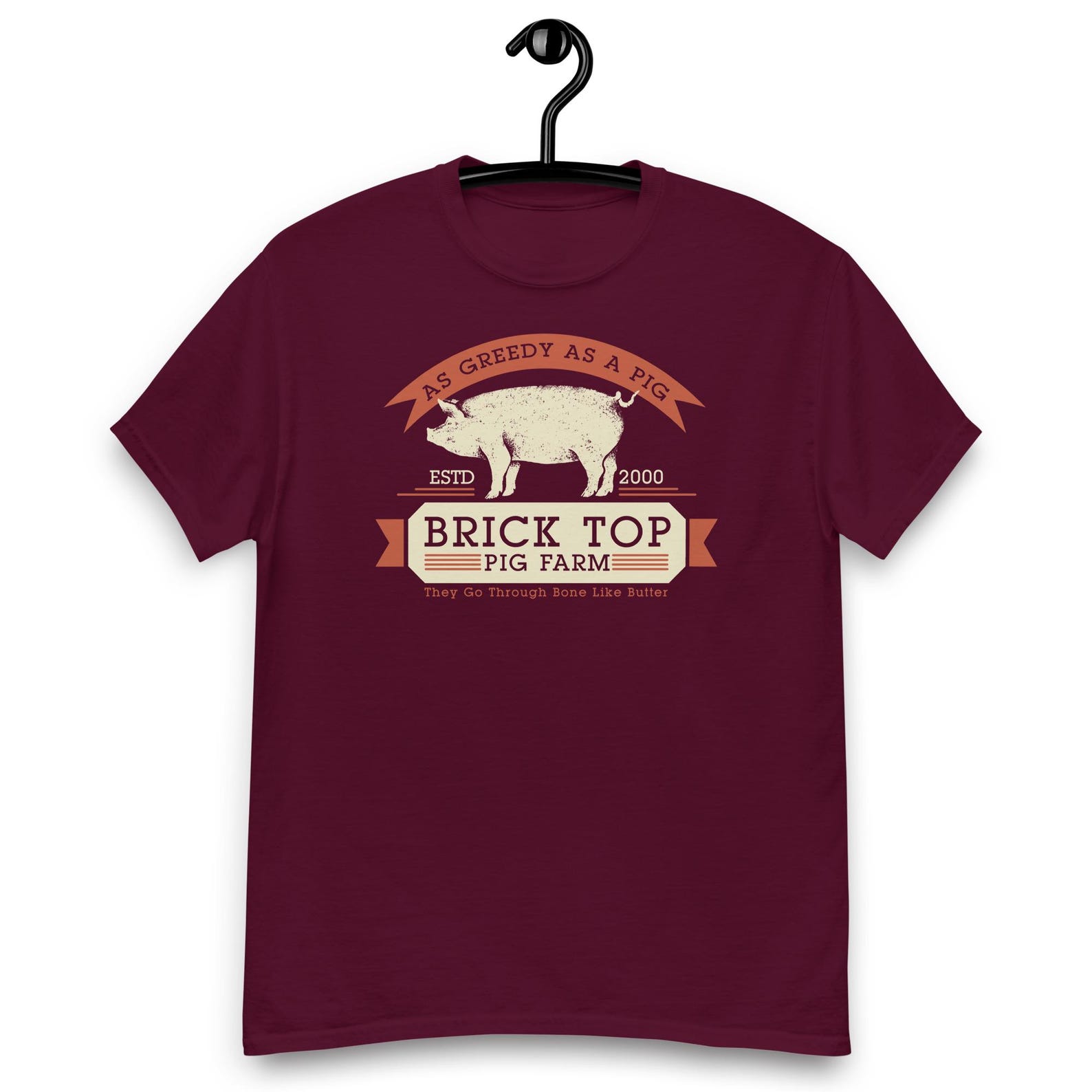 Snatch Movie - Brick Top Pig Farm - As Greedy as a Pig T-shirt 3XL