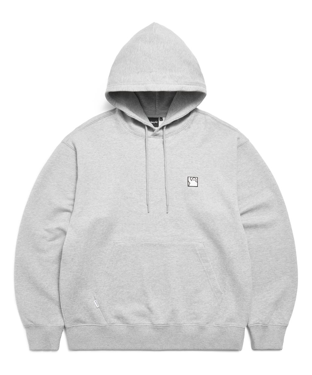 Mark Gonzales Shmu Wappen Sweat Hoodie - M/Grey M/090